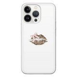 Kiss Print Cheetah Phone Case - Wild Animal Leopard Print Protective Cover for iPhone 14 Plus/Samsung S24 Ultra LP31 - yTagCase