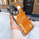 Orange Red Bull Phone Case Durable Shockproof Cheetah Print Protective Cover for iPhone 14 Plus Samsung Galaxy S24 Google Pixel RB18 - yTagCase