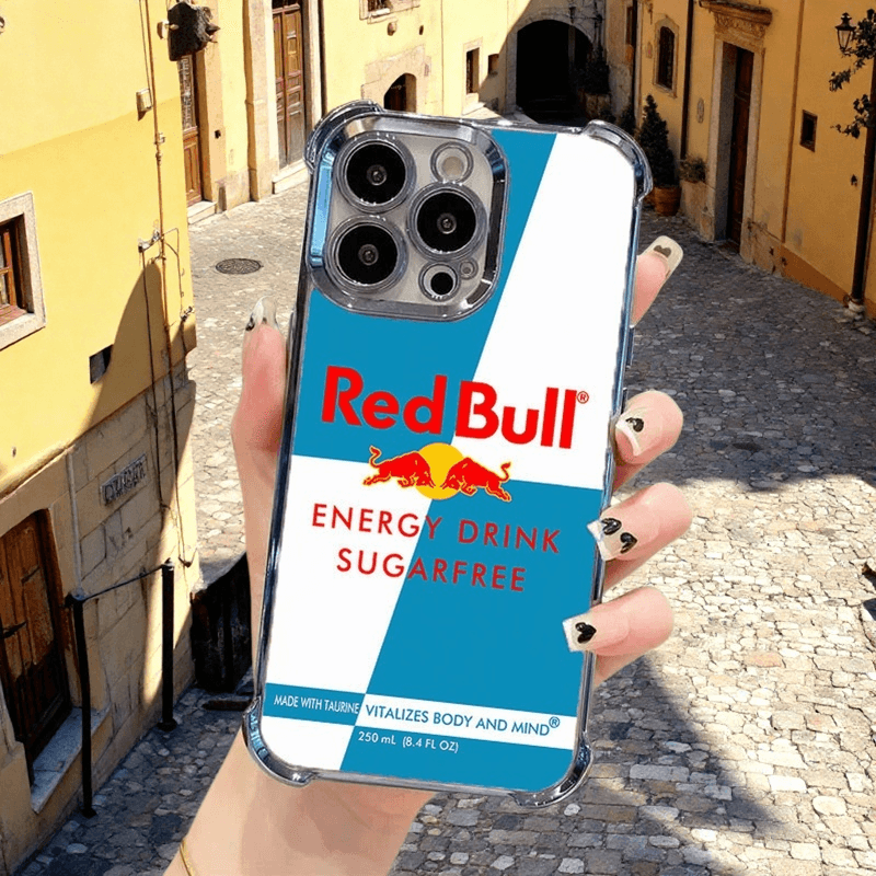 Glacier Charge Diagona Red Bull Phone Case - Military Grade Shockproof Cheetah Print Design for iPhone 14 Plus/Samsung S24 Ultra/Google Pixel RB19 - yTagCase