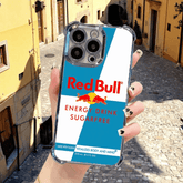 Glacier Charge Diagona Red Bull Phone Case - Military Grade Shockproof Cheetah Print Design for iPhone 14 Plus/Samsung S24 Ultra/Google Pixel RB19 - yTagCase