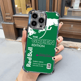 Green Red Bull Phone Case Durable Shockproof Cover with Airbag Corners for iPhone Samsung Google RB14 - yTagCase