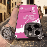 Pink Red Bull Phone Case Durable Shockproof Protective Cover for iPhone Samsung Google RB21 - yTagCase