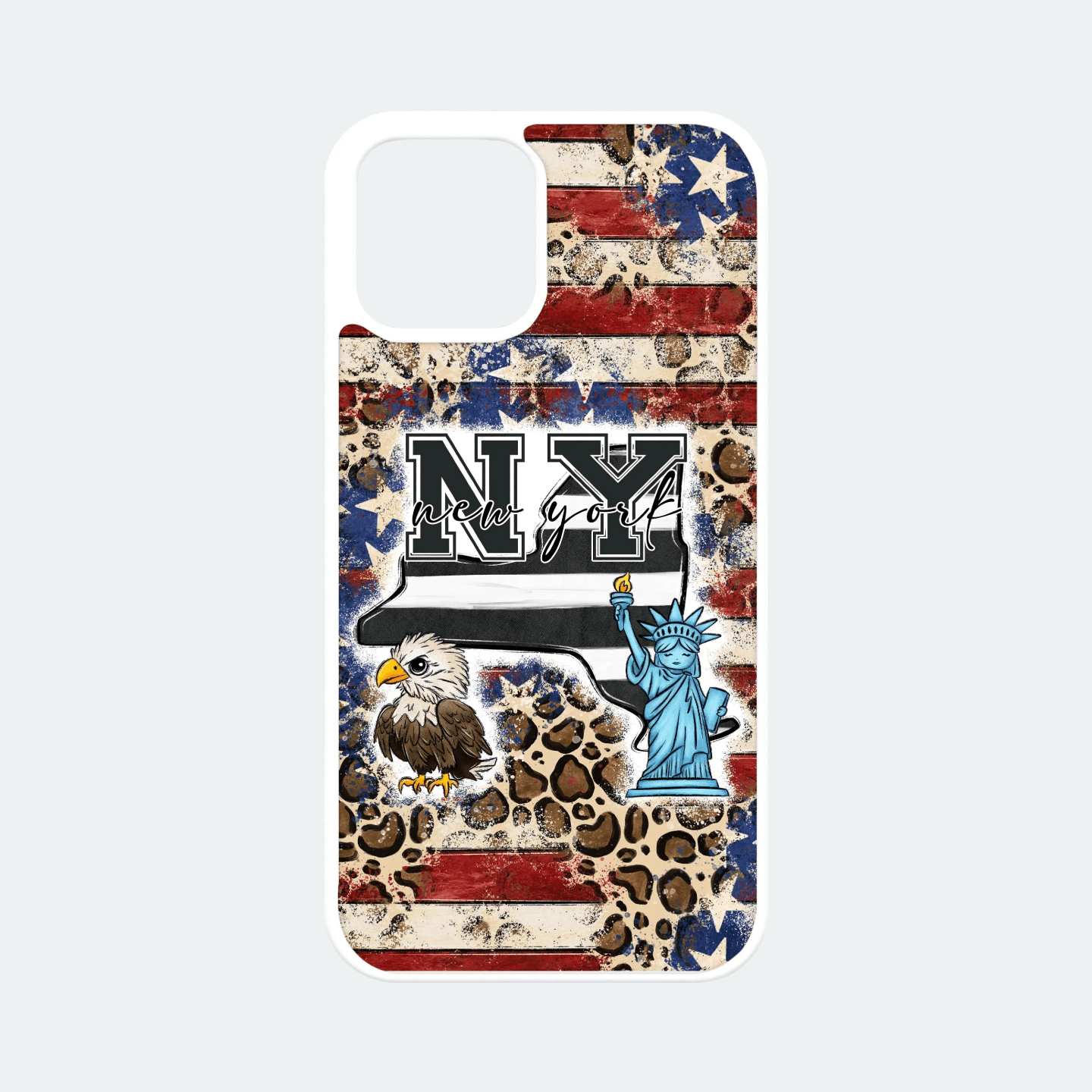 Dirty NY Vibes Star Flag Phone Case - Patriotic UC009 - yTagCase
