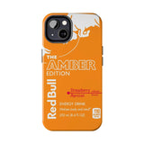 Orange Red Bull Phone Case - MagSafe Compatible Dual Protection Matte/Glossy Finish for iPhone & Samsung RB027 - yTagCase