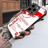 Red White Red Bull Phone Case Durable Shockproof Protective Cover for iPhone Samsung Google RB05 - yTagCase