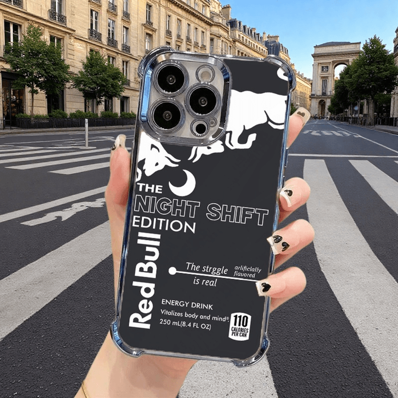 Red Bull Phone Case Durable Shockproof Protective Cover for iPhone Samsung Google RB01 - yTagCase