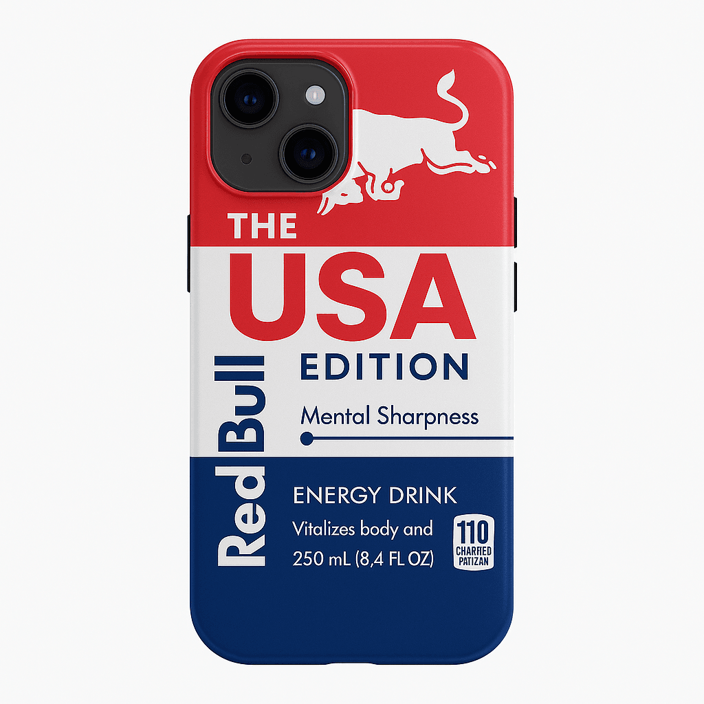 USA Flag H - Trendy Red Bull Phone Case RB050 - yTagCase