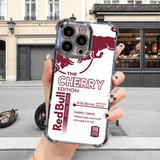 Cherry Energy White red bull phone case Durable Shockproof Protective Cover for iPhone Samsung Google RB24 - yTagCase