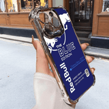 Blue Red Bull Phone Case Durable Shockproof Protective Cover for iPhone Samsung Google RB09 - yTagCase