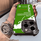 Tropical Leaf Green Red Bull Phone Case - Durable Military Grade Shockproof Cover with Cheetah Print for iPhone 14 Plus/Samsung S24 Ultra/Google Pixel RB13 - yTagCase