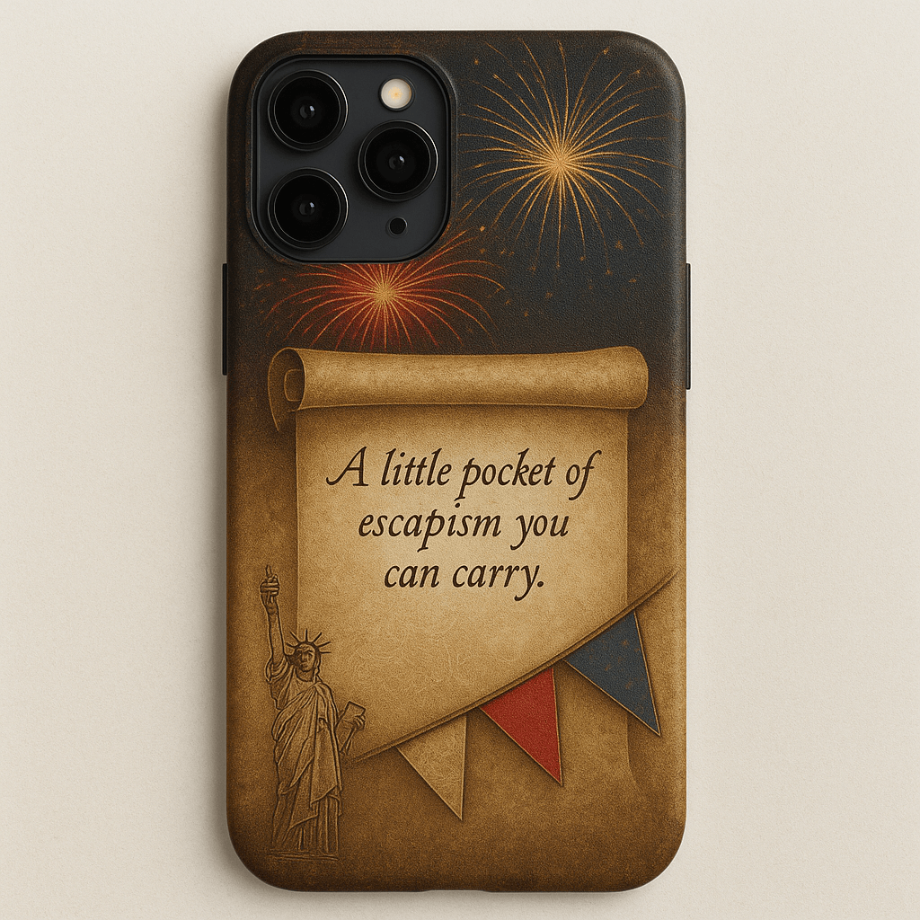 Scroll Sanctuary phone case Patriotic UC022 - yTagCase