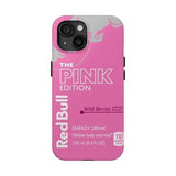 Pink Red Bull Phone Case - MagSafe Compatible Dual Protection Glossy/Matte for iPhone & Samsung RB026 - yTagCase