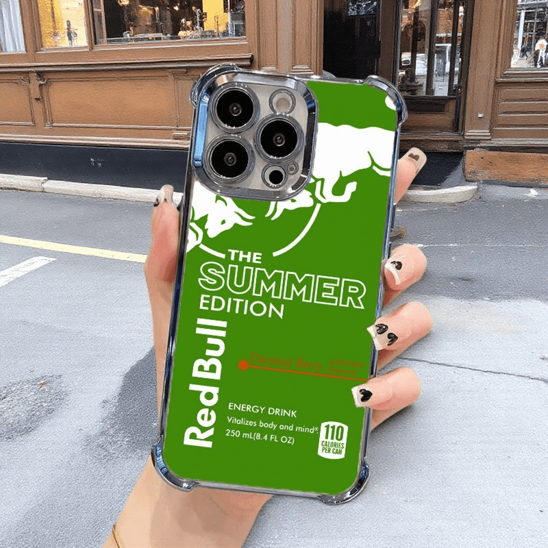 Tropical Leaf Green Red Bull Phone Case - Durable Military Grade Shockproof Cover with Cheetah Print for iPhone 14 Plus/Samsung S24 Ultra/Google Pixel RB13 - yTagCase