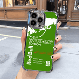 Tropical Leaf Green Red Bull Phone Case - Durable Military Grade Shockproof Cover with Cheetah Print for iPhone 14 Plus/Samsung S24 Ultra/Google Pixel RB13 - yTagCase