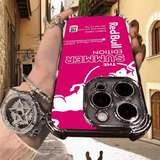 Red Bull Phone Case Rose Red - Military Grade Shockproof Protective Cover with Cheetah Print for iPhone 14 Plus/Samsung S24/Google Pixel RB20 - yTagCase