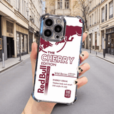 Cherry Energy White red bull phone case Durable Shockproof Protective Cover for iPhone Samsung Google RB24 - yTagCase