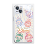 Galaxy Silver Labubu Glass-like Magnetic Phone Case - LB019 - yTagCase