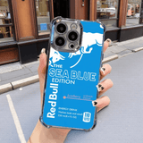 Ocean Blue Red Bull Phone Case - Military Grade Shockproof Protective Cover for iPhone 12/13/14 Samsung Google RB12 - yTagCase