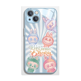 Sky Blue Labubu Glass Magnetic Phone Case LB021 - yTagCase