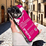 Red Bull Phone Case Rose Red - Military Grade Shockproof Protective Cover with Cheetah Print for iPhone 14 Plus/Samsung S24/Google Pixel RB20 - yTagCase