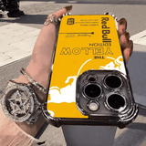 Energy Yellow Red Bull Phone Case Durable Shockproof Protective Cover for iPhone Samsung Google RB10 - yTagCase