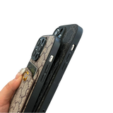 Designer Phone Case with card holder crossbody sleek vibe for iPhone 16 Pro Max