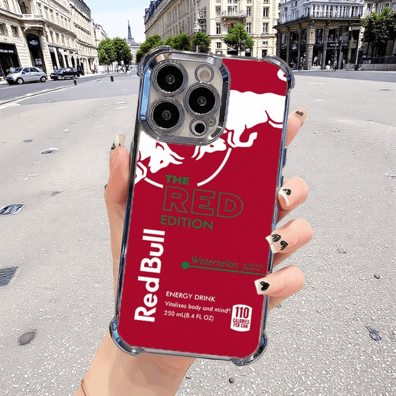 Energy Red Red Bull Phone Case Durable Shockproof Protective Cover for iPhone Samsung Google RB11 - yTagCase