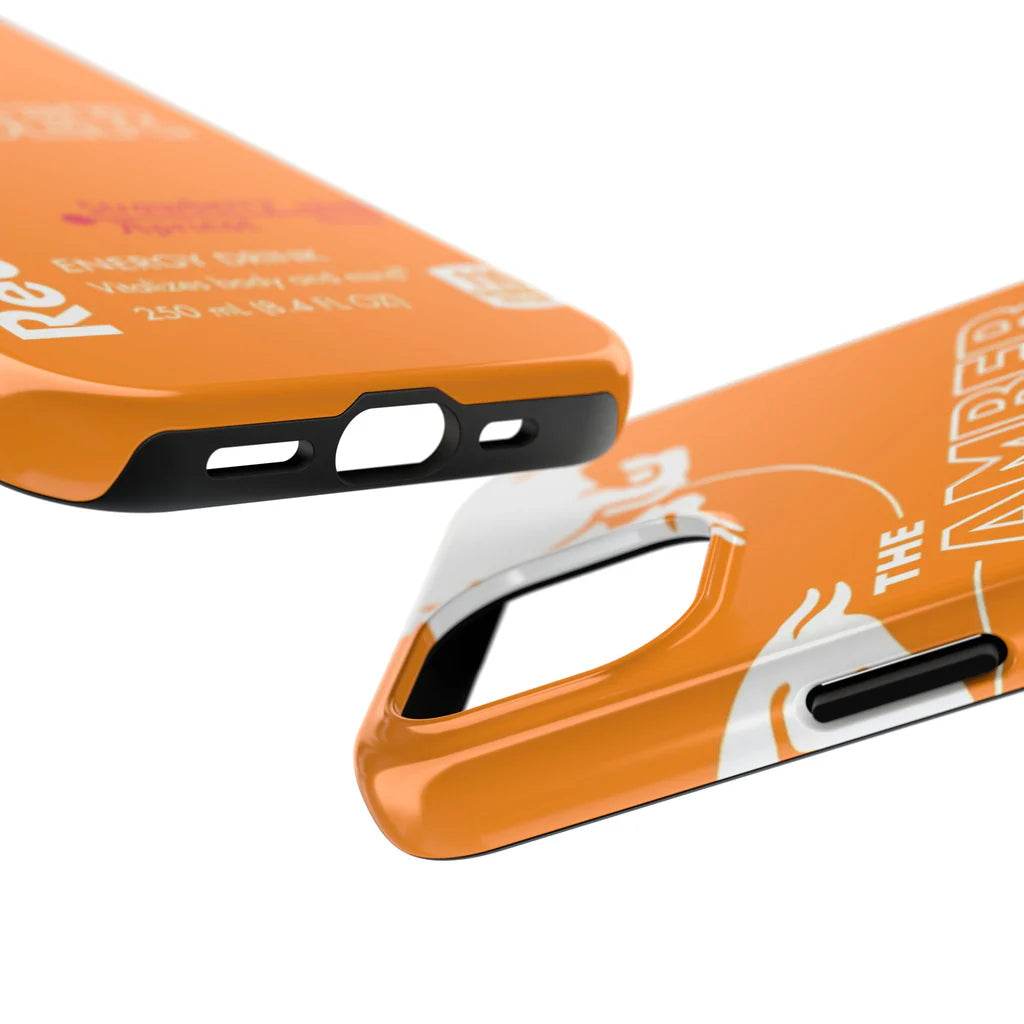 Orange Red Bull Phone Case - MagSafe Compatible Dual Protection Matte/Glossy Finish for iPhone & Samsung RB027 - yTagCase