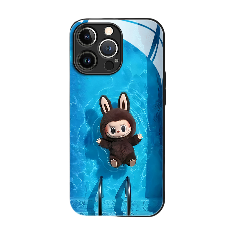 Cheetah print phone case with military-grade protection