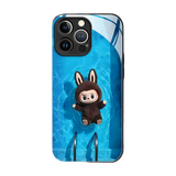 Cheetah print phone case with military-grade protection