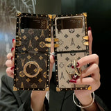 LV Trunk Series Phone Case for Samsung ZFLIP combining timeless design with anti-slip and shock-absorbent features for everyday tech
