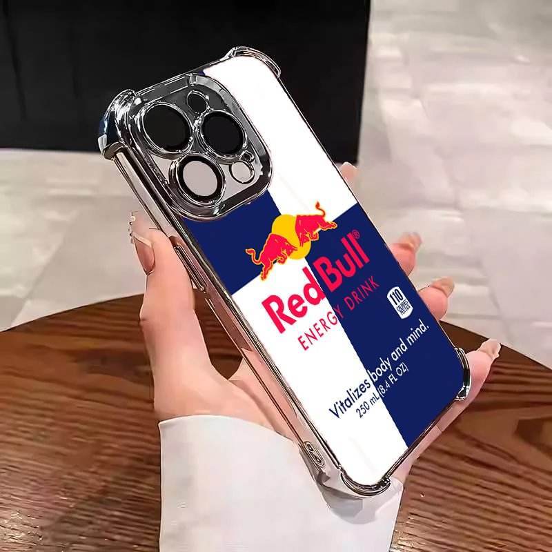 Blue White Red Bull Phone Case Durable Shockproof Protective Cover for iPhone Samsung Google RB04 - yTagCase
