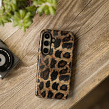 Cheetah Print Phone Case with bold animal texture for iPhone 14 Plus & Samsung Galaxy S24 Ultra, stylish & protective cover