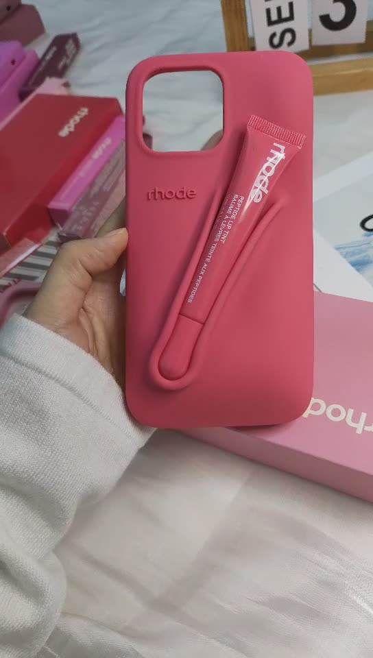 Salty Tan Case + Lip Balm + Stickers 3-Piece Set Rhode Phone Case Trendy Gift MT007 - yTagCase