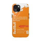 Orange Red Bull Phone Case - MagSafe Compatible Dual Protection Matte/Glossy Finish for iPhone & Samsung RB027