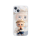 Cheetah print iPhone 14 Plus phone case with card holder