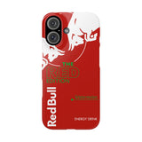 Coque de téléphone à motif taureau rouge Energy Culture RB029