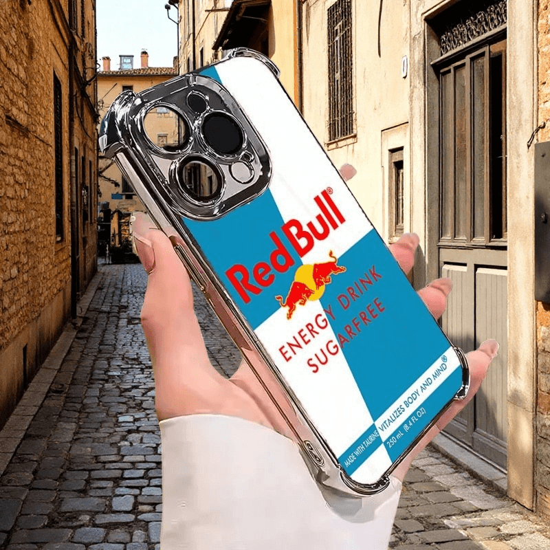 Glacier Charge Diagona Red Bull Phone Case - Military Grade Shockproof Cheetah Print Design for iPhone 14 Plus/Samsung S24 Ultra/Google Pixel RB19 - yTagCase