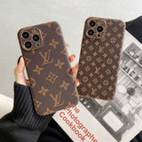 Luxury leather iPhone 16 Pro Max case with fade-resistant floral design and boho aesthetic