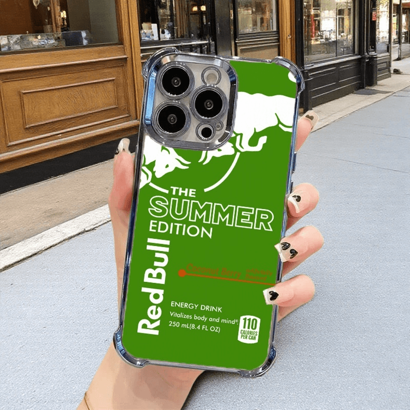 Tropical Leaf Green Red Bull Phone Case - Durable Military Grade Shockproof Cover with Cheetah Print for iPhone 14 Plus/Samsung S24 Ultra/Google Pixel RB13 - yTagCase