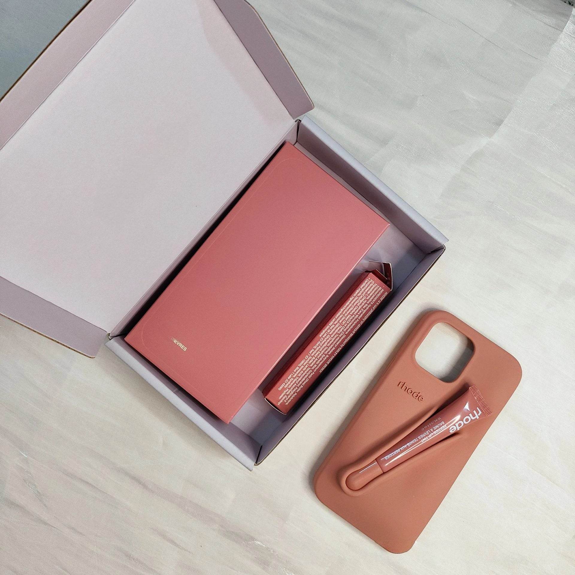 Toast-Colored Case + Lip Balm + Stickers 3-in-1 Rhode Phone Case MT003 - yTagCase