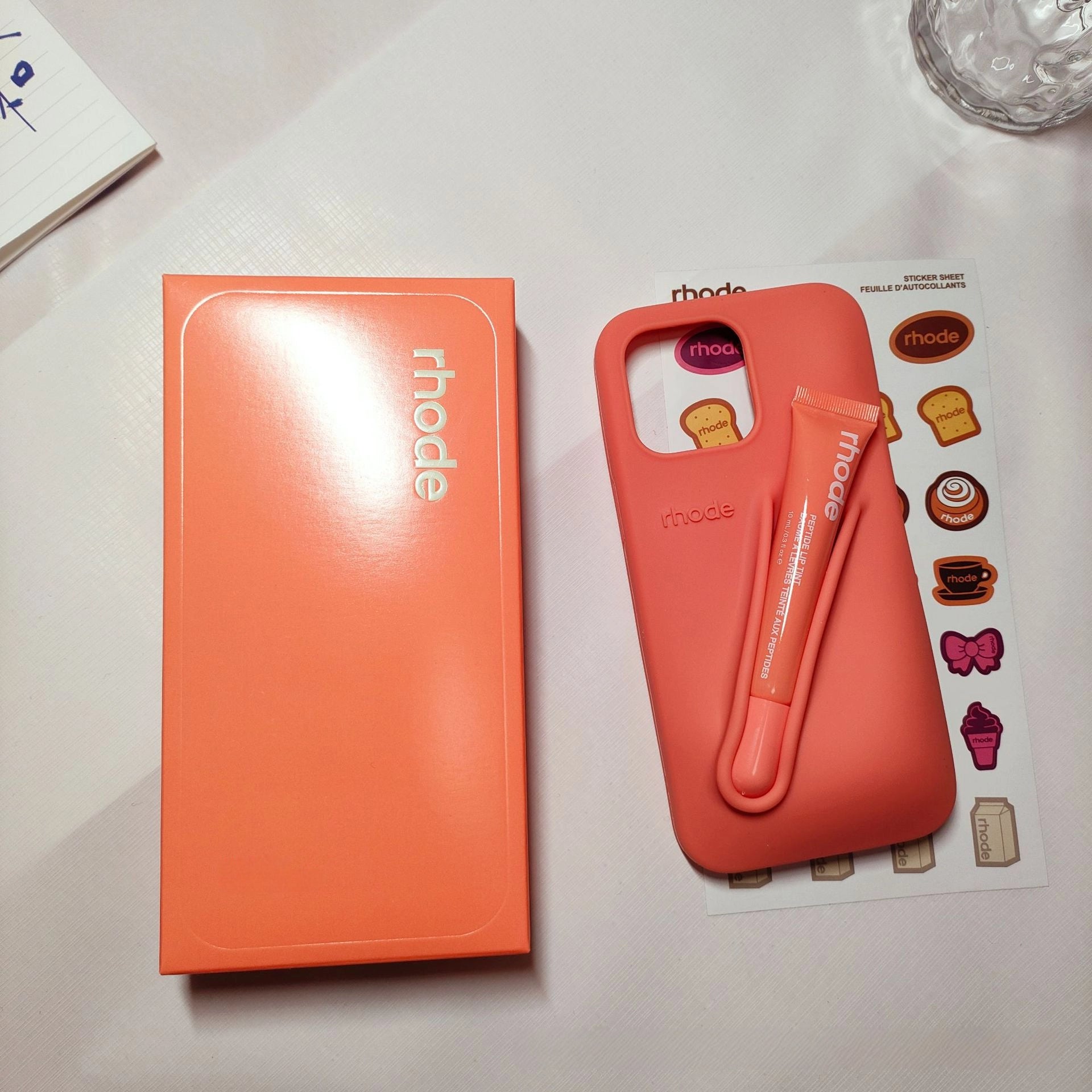 Cheetah print phone case for iPhone 14 Plus on a white background