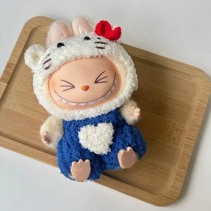 Blue Labubu Kitty Doll Clothes Set - LBC001 | 17cm Labubu Clothes - yTagCase