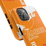Orange Red Bull Phone Case - MagSafe Compatible Dual Protection Matte/Glossy Finish for iPhone & Samsung RB027