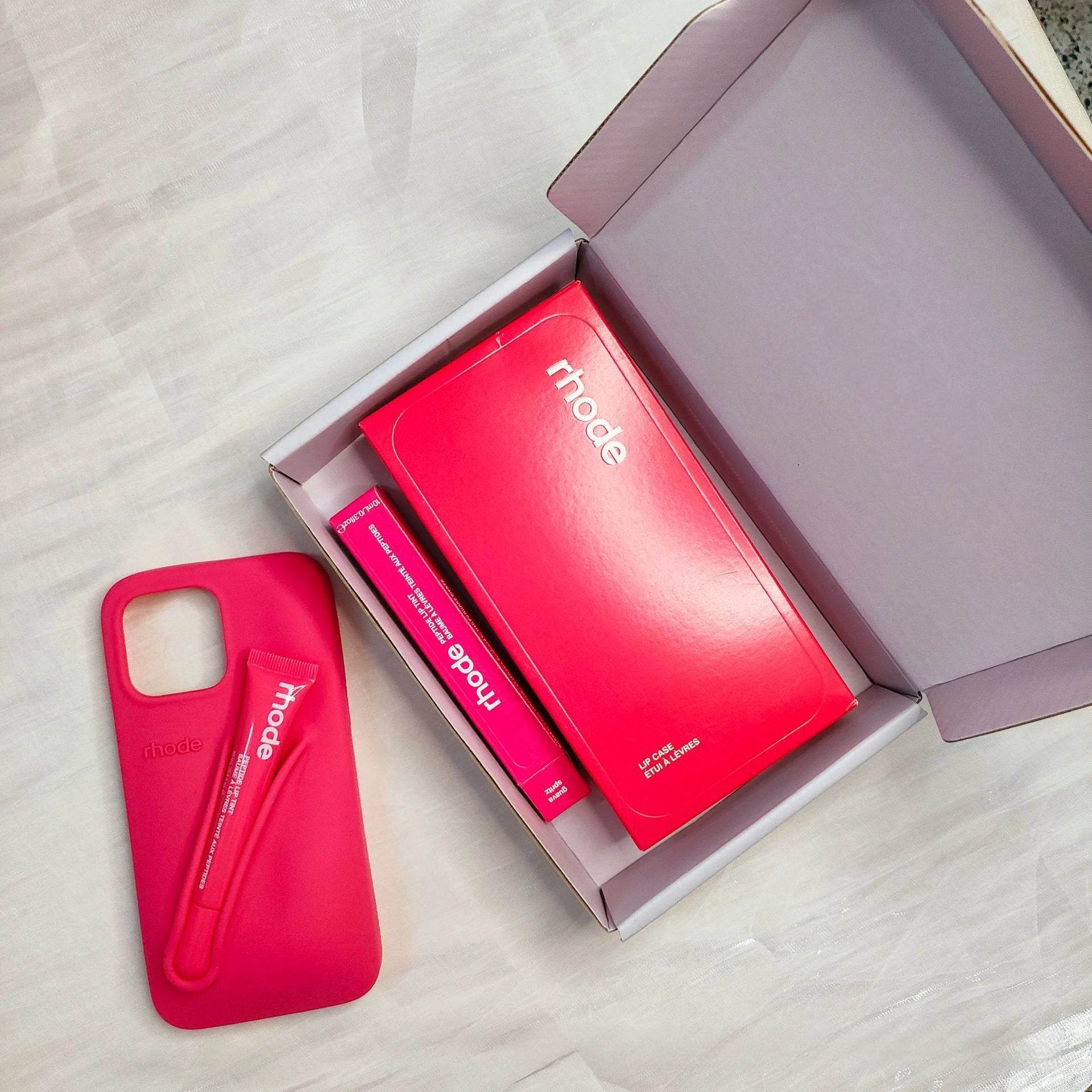 Guava Spiztit Colorful Case + Lip Balm + Stickers 3-Piece Set Rhode Phone Case MT009 - yTagCase