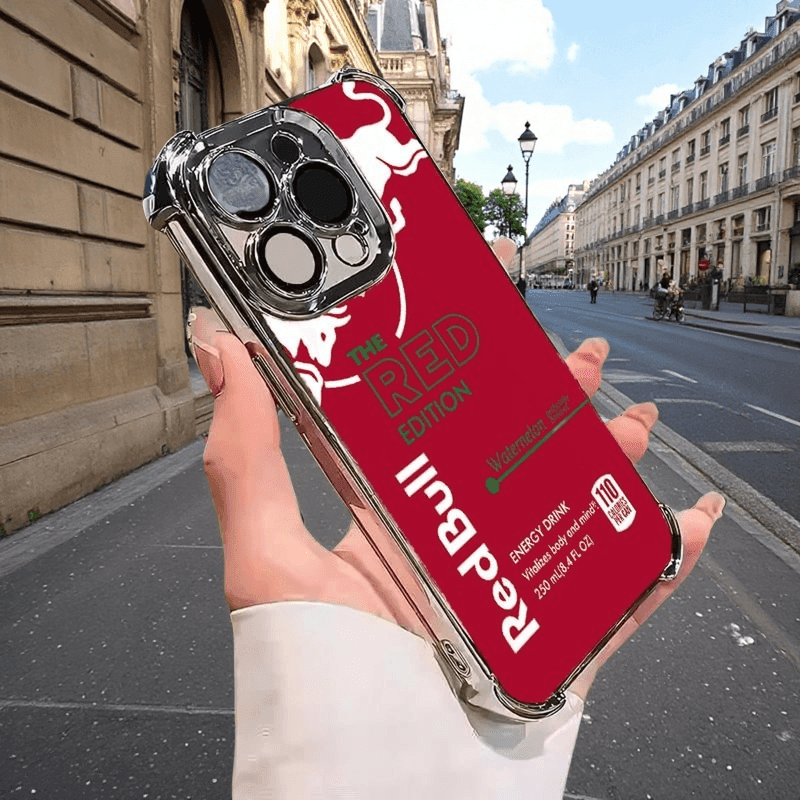 Energy Red Red Bull Phone Case Durable Shockproof Protective Cover for iPhone Samsung Google RB11 - yTagCase