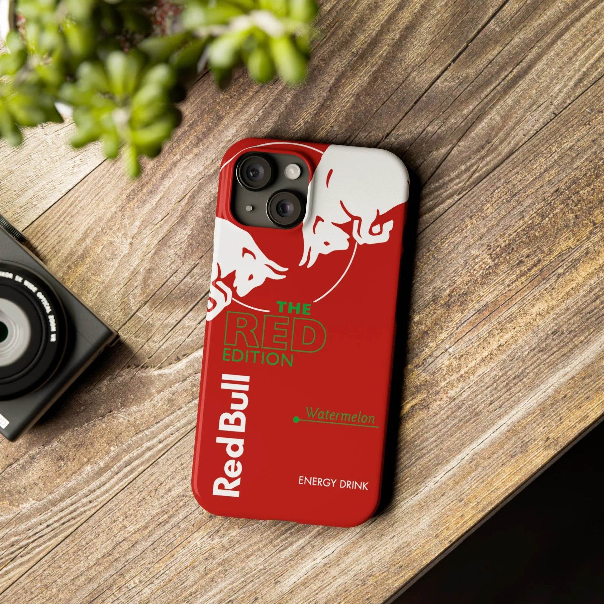 Red - Red Bull Phone Case with MagSafe, Dual Protection & Glossy/Matte Finish for iPhone & Samsung RB029 - yTagCase