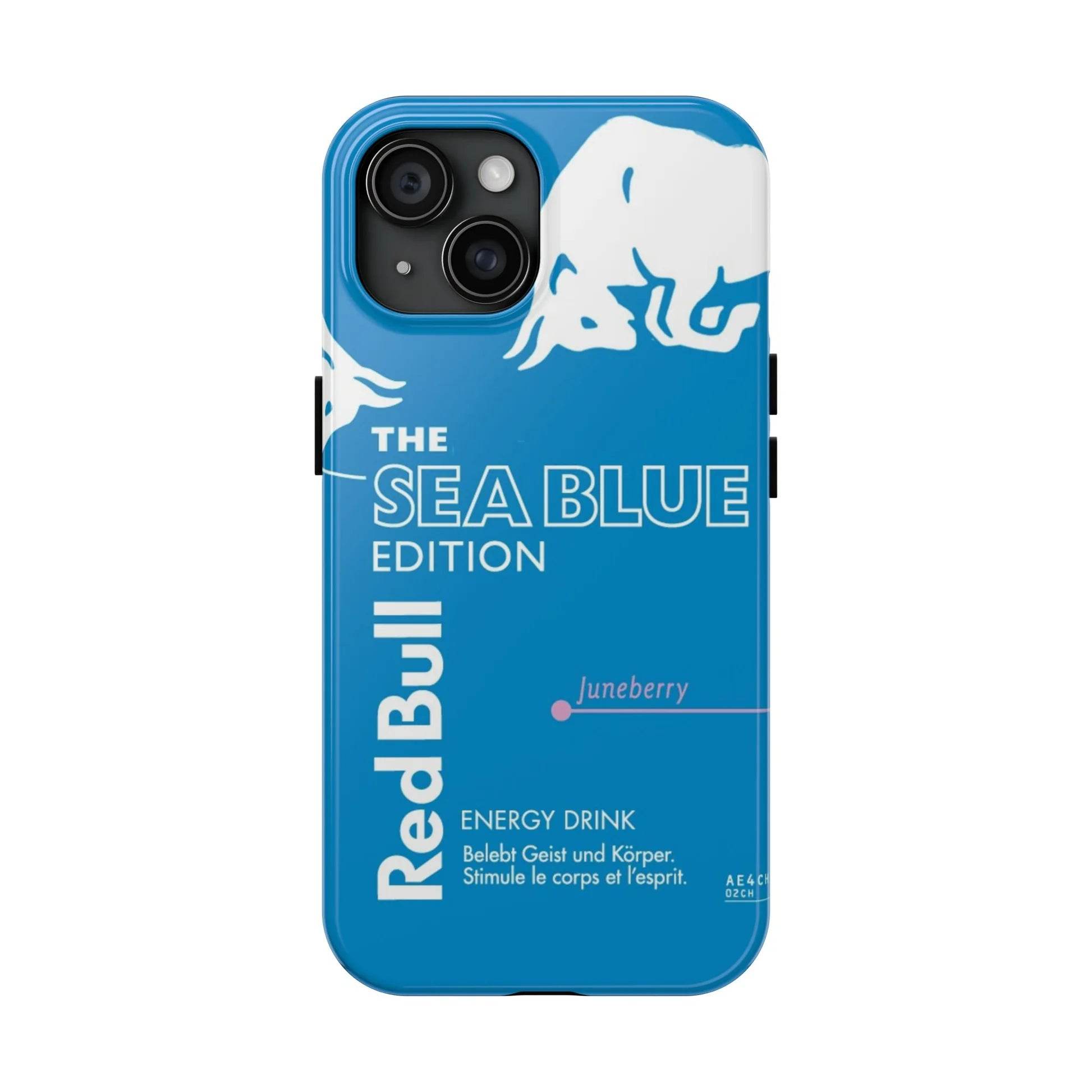 Sea Blue - Red Bull Phone Case with MagSafe, Dual Protection Glossy/Matte for iPhone & Samsung RB028 - yTagCase