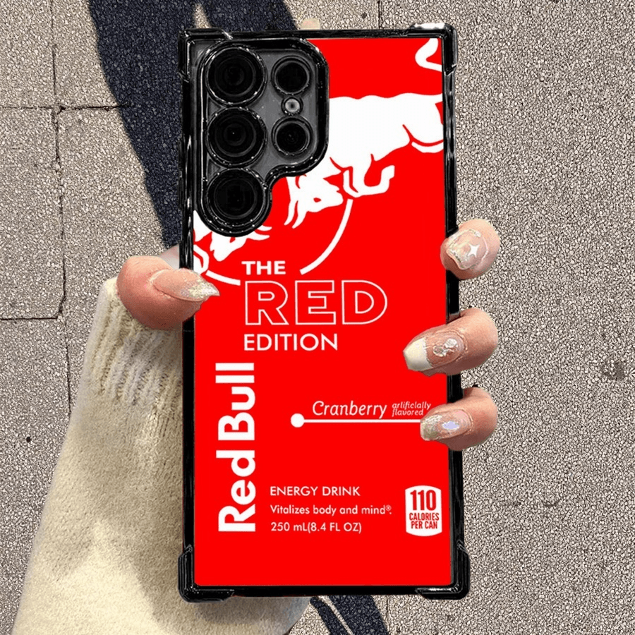 Red Bull Phone Case Durable Shockproof Protective Cover for iPhone Samsung Google RB03 - yTagCase