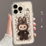 Fashionable cheetah print iPhone 14 Plus case with durable design